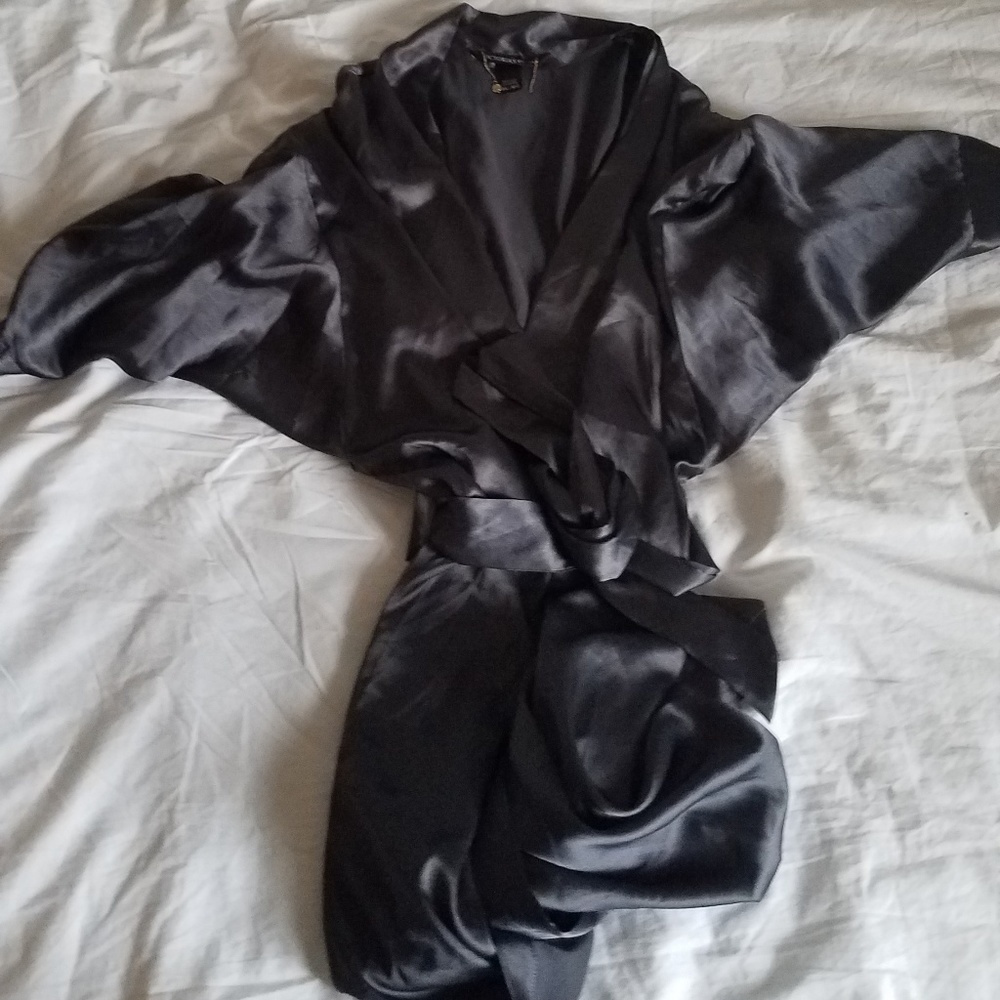 Charcoal Gray Kimono M/L